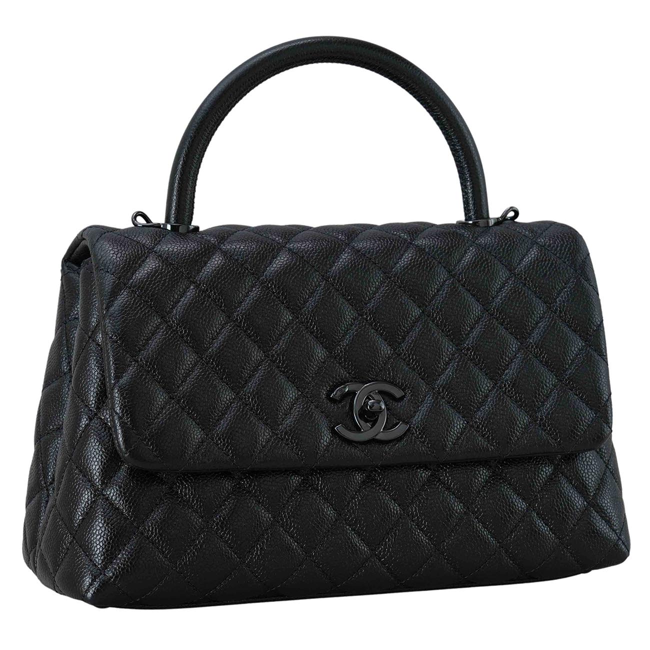 CHANEL(USED)샤넬 A92991 캐비어 코코핸들 미듐